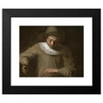 thumbnail image 2 of Philippe Mercier 14x12 Black Modern Framed Museum Art Print Titled - Pierrot Catching a Fly (1740-50), 2 of 5