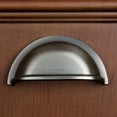 thumbnail image 4 of GlideRite 3 in. Center Classic Bin Cabinet Hardware Handle Pulls, Satin Pewter, Pack of 5, 4 of 4