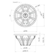 Deejayled Faital Pro 12HP1020-8 Faital 12 Woofer