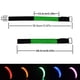 thumbnail image 3 of 2 pulseras LED recargables por USB, reflectantes, ajustables, de seguridad, para correr, ciclismo y deportes al aire libre., 3 of 8