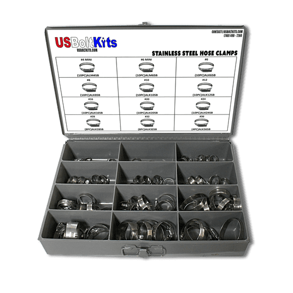 Stainless Steel Hose Clamp Assortment