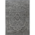 thumbnail image 2 of HR Floral Pattern Distressed Modern Vintage Area Rug Ash - 8 by 10 feet, 2 of 5