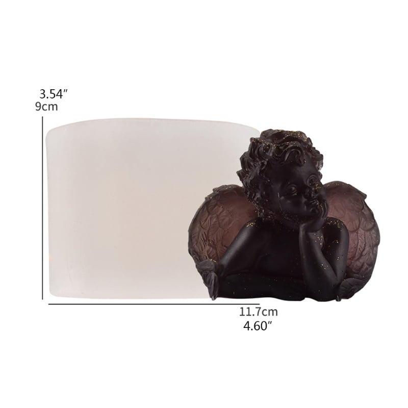 3D Little Angel Silicone Mold Epoxy Resin DIY Decoration Making Soap Candle