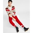 thumbnail image 1 of Sun + Stone Mens Striped Cardigan Sweaters, Maple, Small, 1 of 1