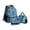 A, variant on 3-Piece Bow Print Backpack Set for Girls, Polyester School Backpack with Lunch Tote Bag & Pencil Case, Lightweight Student Schoolbag Kit,D