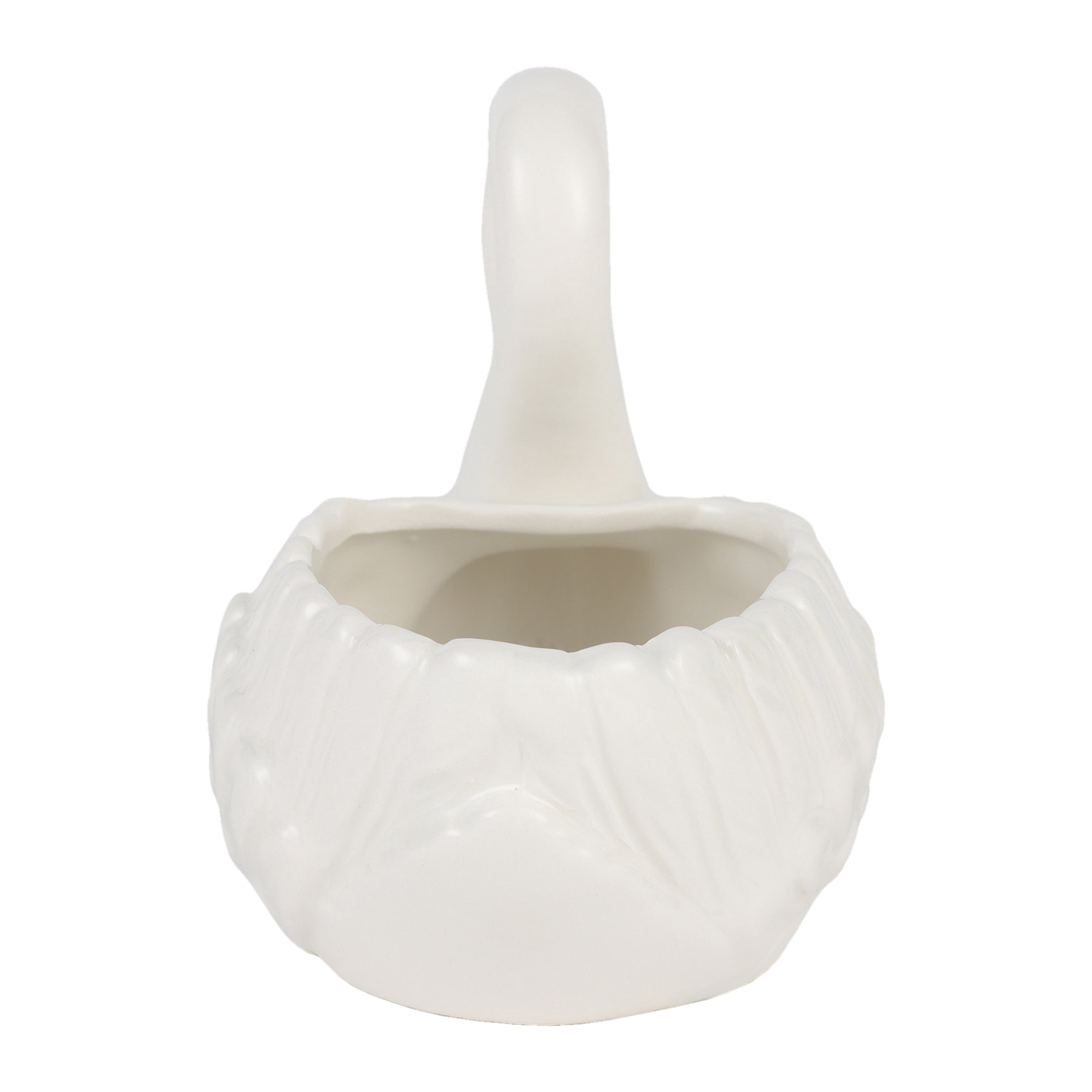 Mainstays Ceramic Vintage-Style White Swan Trinket Dish Tabletop Decoration