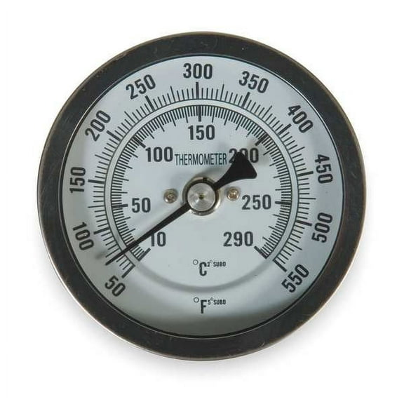 Manufacturer Varies Bimetal Thermom,5 In Dial,50 to 550F 1NGE9