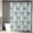 In The Reef Coastal Teal Blue, variant on CHI Eiffel Tower Roses and Bows Shower Curtain and Hooks Modern Washable 70" W x 72" L 13-Piece Set
