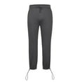 thumbnail image 4 of guisaled Mens Sweatpants with Pockets Open Bottom Joggers Pants Straight Leg Drawstring Elastic Waist Cargo Pants Soft Comfy Fleece Baggy Sweatpants, 4 of 6