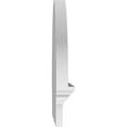 thumbnail image 4 of Ekena Millwork 26"W x 19-3/4"H x 2-3/4"P Half Round Smooth Architectural Grade PVC Combination Pediment, 4 of 7