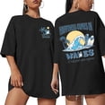thumbnail image 2 of TINZ T-Shirt à Manches Longues Imprimé d'Été pour Femmes, Col Rond, Compression, Coupe Ample, Pack de T-Shirts à Manches Courtes pour Femmes, 2 of 5