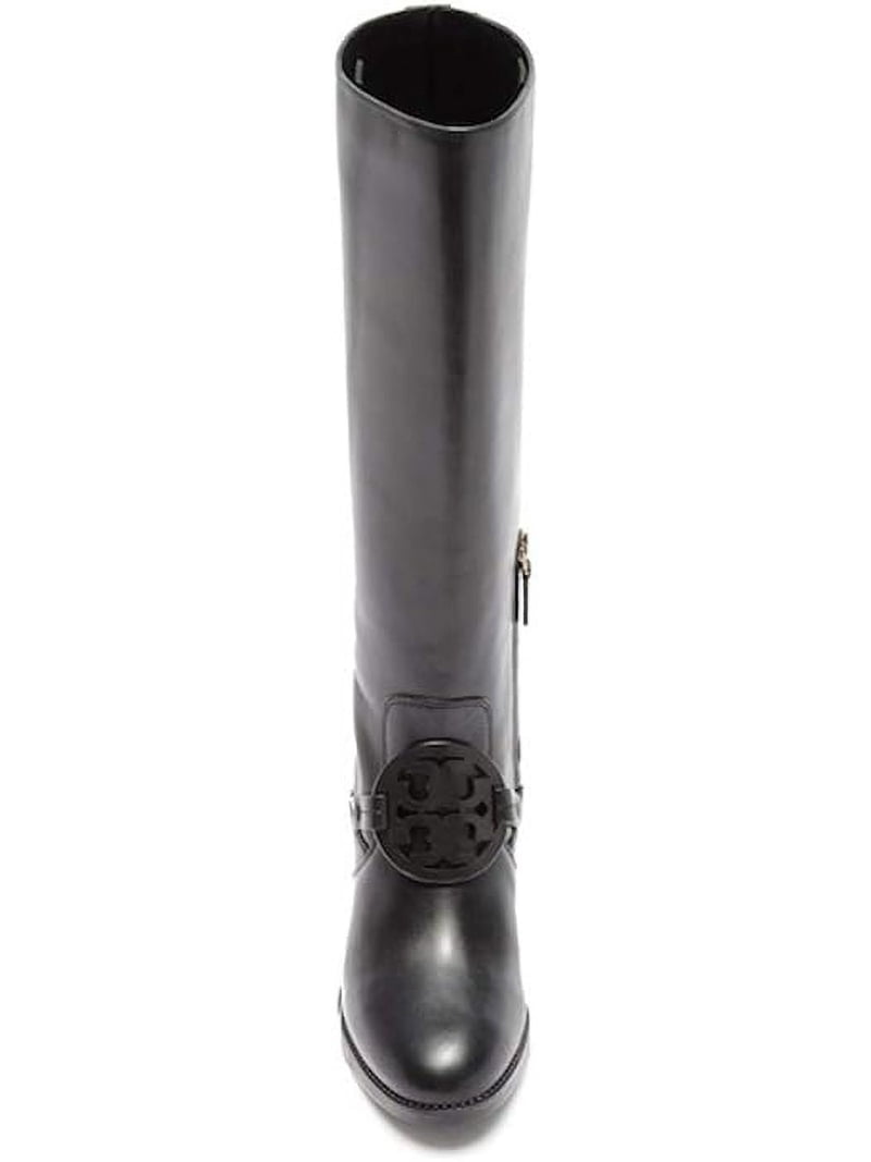 Tory Burch Miller Boots Leather Pull On (8.5, Black) - Walmart.com