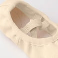 thumbnail image 3 of Eltusu Girls Ballet Shoes, Stretchy Breathable Soft No Slip Ballet Slippers Dance Shoes Beige Size 4-15 T, 3 of 6