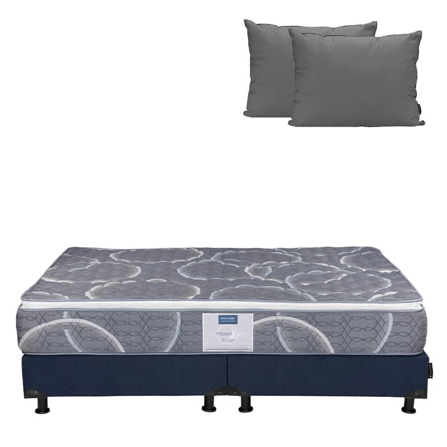 Colchón King Size Dicasa Bongo + Box + Almohada 2Pack