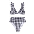 thumbnail image 1 of Qarigey 2 unid/set traje de baño dividido para mujer Tankini Sexy playa vacaciones viaje cintura alta ropa de playa vacaciones accesorios femeninos S Ropa interior S Qarigey AP010461-01, 1 of 6