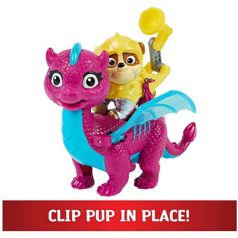 højt menu kam Paw Patrol, Rescue Knights Rubble and Dragon Blizzie Action Figures Set,  Kids Toys for Ages 3 and up - Walmart.com