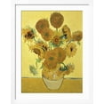 thumbnail image 2 of Art.com Vase of Fifteen Sunflowers, c.1888 Giclee Print by Vincent van Gogh, White Frame Wall Art, 32" x 40", 2 of 5