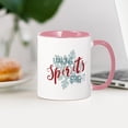 thumbnail image 3 of CafePress - Making Spirits Bright Mug - 11 oz Ceramic Mug - Novelty Coffee Tea Cup, 3 of 4