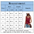 thumbnail image 2 of Women's Camisole Vest Casual Loose T-shirt Solid Color Top V-neck Temperament Commuting Style, 2 of 2
