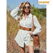 WHIPPY Women Elastic Wide Belt, Stretch Waist Belt for Dresses