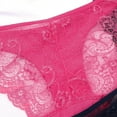 thumbnail image 4 of Charmo Women's Lace Back Underwear Bikini Cheeky Tangas Lace Panties Pack, 6 Packs, 4 of 6