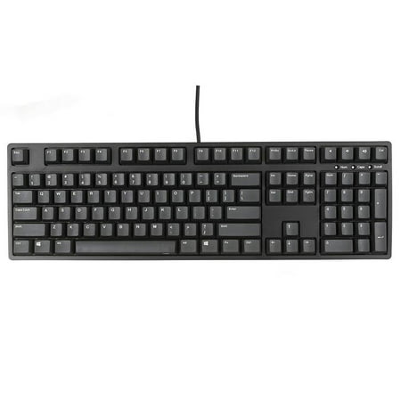 iKBC CD108 Mechanical Keyboard with Cherry MX Brown Switch for Windows and Mac, Full Size Wired Computer Keyboards with PBT OEM Profile Keycaps, 108-Key, Black Color, (Best Brown Switch Mechanical Keyboard)