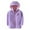 ZD Purple, variant on Sweatshirt Color Solid Zip Jackets Long Hoodie Top Sleeve Up Girls Kids Boys Coat&jacket Girls Fall Jacket Size 8