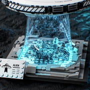 Space UFO Spaceship Building Sets, Galaxy Interstellar Spaceship Sets,Collection Creative Star Spaceship Building Kit for Animation Fans