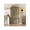 Pastoral Gray, variant on Tall Freestanding Kitchen Pantry Cabinet with Microwave Stand, Doors & Shelves, Wooden Hutch Storage Organizer for Kitchen Living Bathroom, Washed White