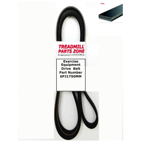 Treadmillpartszone Replacement Exercise Equipment Drive Belt Part Number 6PJ1750MM