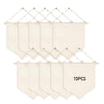 thumbnail image 1 of Banderines de lona en blanco para decoración de pared, 1 of 7