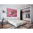thumbnail image 5 of Mudket Neon Purple Leopard Canvas Wall Art, Beautiful Feline Print with Modern Glow Design, Waterproof Framed Art for Living Room Apartment Decor, Ready to Hang - 40"L x 28"W, 5 of 8