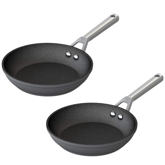 Set de sartenes Ninja 2 piezas Premium C30020 aluminio, exterior anonizado, recubrimiento antiadherente color negro