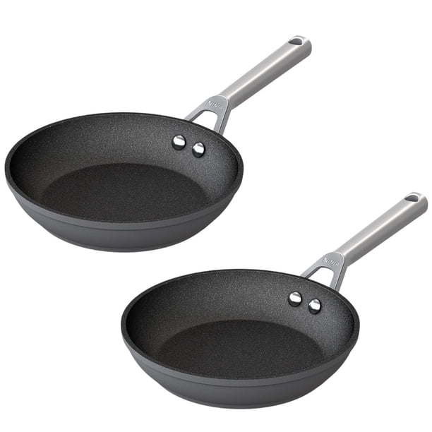 Set de sartenes Ninja 2 piezas Premium C30020 aluminio, exterior anonizado, recubrimiento antiadherente color negro