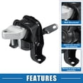 thumbnail image 3 of Soporte de motor Unique Bargains No.1230522240 Soporte de transmisión delantero para Toyota Corolla 1.4L, 1.6L 2001-2008 de hierro, 3 of 6