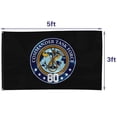 thumbnail image 2 of Fyon US Military Navy Commander Task Force 80 Flag banner with Grommets Man cave Decor 3x5Feet, 2 of 4