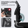 thumbnail image 5 of Office Chair - Ergonomic Desk Chair with Adjustable Lumbar Support, Mesh Computer Chair, Executive Chairs for Home Office Comfortable Lumbar Support,Khaki, 5 of 18