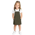 thumbnail image 4 of Fozruso Little Toddler Girl Dress Girls Loose Fit Casual Overalls Dress for School Casual,4-5 Years, 4 of 6