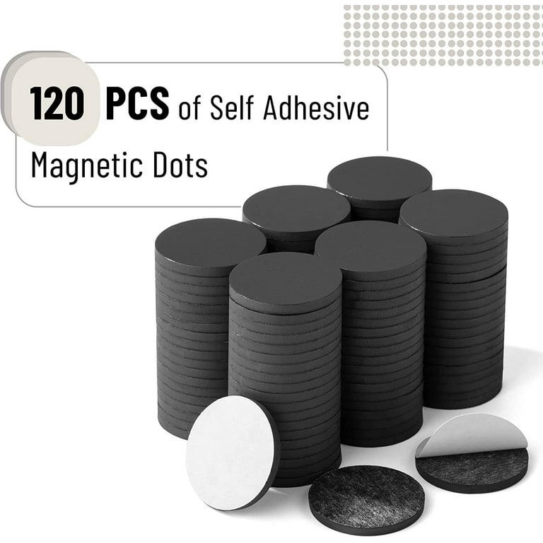 Mr. Pen- Self Adhesive Magnet Dots, 120 Pcs, Magnets for Crafts, Magnets with Adhesive Backing