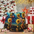 thumbnail image 6 of Naloa Vintage Starry Sky Sunflower Drawstring Christmas Bags, 3D Xmas Gift Bags, Christmas Wrapping Bags, Xmas Goodie Bags, Treat Pouch Bags, Party Favor Bags-Medium, 6 of 9