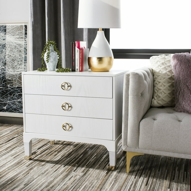 Safavieh Lorna 3 Drawer Contemporary Night Stand