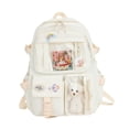 thumbnail image 3 of Mochila para mujer, moderna, informal, para viajes, compras, regalos Beige, 3 of 8