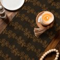 thumbnail image 3 of Table Runners 70 Inches Long Dress Scarves, Rustic Leaves Farmhouse Coffee/Dining/Kitchen Table Decor, Holiday Table Runner, Farmhouse Orange Vine Leaf Pastoral Black 13x70 Inch, 3 of 9