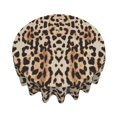 thumbnail image 3 of ZICANCN Round Table Cloths 60 Inch, Fashion Leopard Texture Table Cover Waterproof Washable Outdoor Picnic Tablecloth, 3 of 8