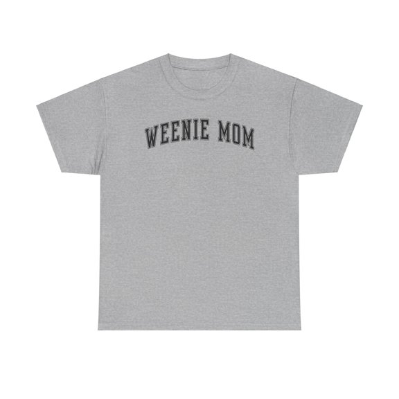 Weenie Mom Dachshund Wiener Dog Mama Shirt Gifts Tshirt Crew Neck