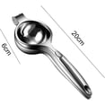 thumbnail image 3 of Exprimidor de limón manual de metal exprimidor de jugo manual portátil de mano exprimidor de cítricos prensa de limón exprimidor de mano de ahorro de trabajo, 3 of 3