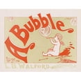 thumbnail image 2 of A.W.B. Lincoln 14x12 Gold Ornate Wood Frame and Double Matted Museum Art Print Titled - A Bubble (ca. 1890-1920), 2 of 4