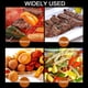 thumbnail image 4 of Pinzas para alimentos de acero inoxidable, pinzas de cocina, herramientas multifuncionales para cocinar, asar y hornear, 4 of 6