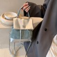 thumbnail image 3 of Mochila mariposa color paja + PU 6857-PZ20240612012879 plata, 3 of 9