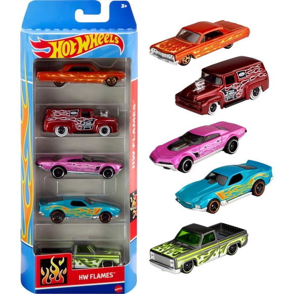 Hot Wheels Ensemble de 5 Voitures Assorties